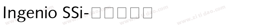 Ingenio SSi字体转换